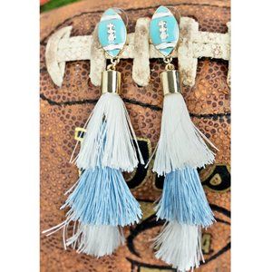 šæ UNC Carolina Game Day Earrings, Blue & White, NWT